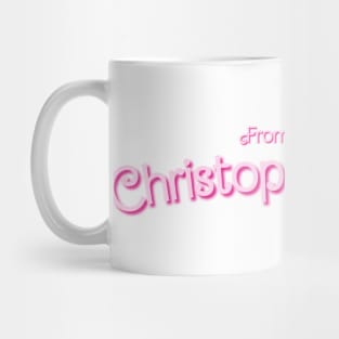 From Director Christopher Nolan Barbie Font Mug